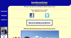 Desktop Screenshot of leekonline.co.uk