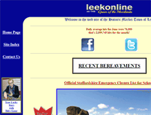 Tablet Screenshot of leekonline.co.uk